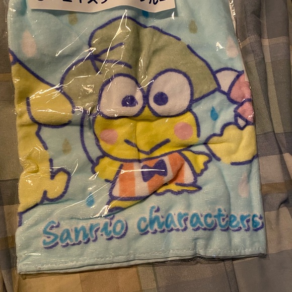 Sanrio Characters Long Hand Towel.  Keroppi, Pompompurin, and Pekkle - BNIB. - Picture 2 of 7